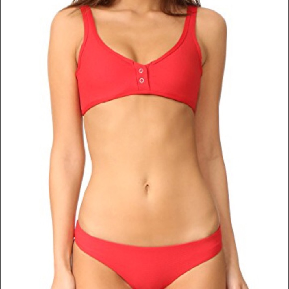 Tavik Marlowe Red bikini top & Jayden bottom
